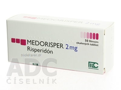 MEDORISPER 2 mg tablety 50 ks