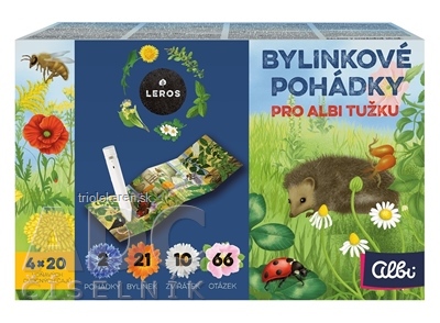 LEROS BYLINKOVÉ ROZPRÁVKY PRE ALBI CERUZKU 4 druhy čajov po 20 vrecúšok, 1x1 set