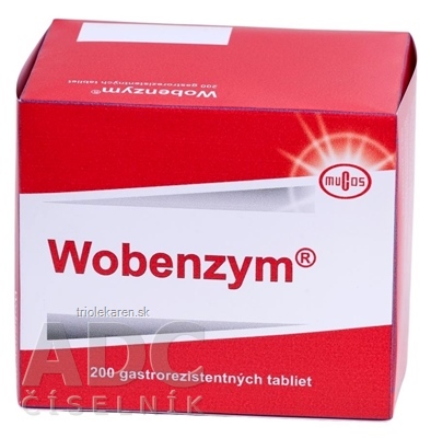 Wobenzym tbl ent (blis.PVC/PE/PVDC/Al) 1x200 ks