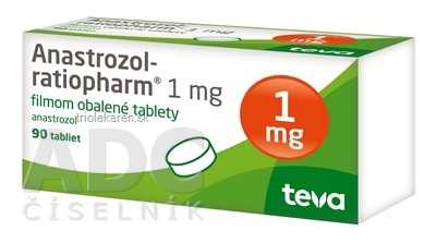 Anastrozol-ratiopharm 1 mg tablety 90 ks