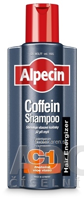 ALPECIN Energizer Coffein Shampoo C1 kofeínový šampón proti vypadávaniu vlasov 1x375 ml