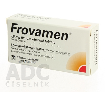 Frovamen tablety 2,5 mg 6 ks