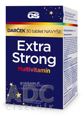 GS Extra Strong Multivitamín darček 2023 tbl 100+30 navyše (130 ks)