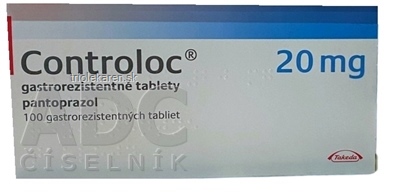 CONTROLOC 20 mg tablety 100 ks