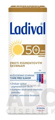 Ladival ANTI-SPOT SPF 50+ krém proti pigmentovým škvrnám 1x50 ml