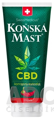 KONSKÁ MASŤ s CBD hrejivá bylinný balzam 1x200 ml