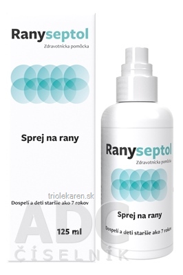 RANYSEPTOL sprej na rany 125 ml