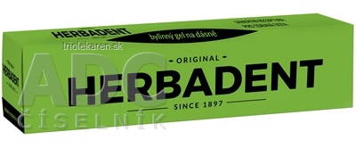 HERBADENT original Bylinný gél na ďasná 1x25 g