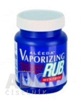 ALÉEDA VAPORIZING RUB MENTHOL balzam 1x150 ml