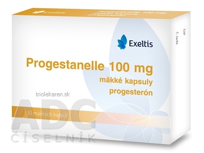 Progestanelle 100 mg cps mol (blis.PVC/PVDC/Al) 1x30 ks