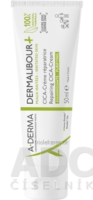 A-DERMA DERMALIBOUR+ Reparačný CICA-Krém pre podráždenú kožu 1x50 ml