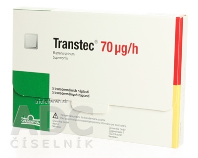 TRANSTEC 70 µg/h emp tdm 40 mg 1x5 ks