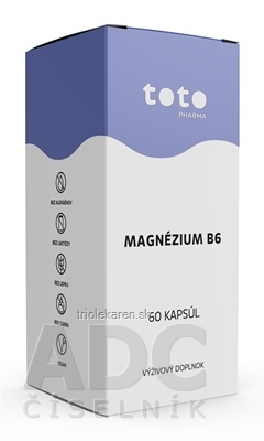 TOTO MAGNÉZIUM B6 cps 1x60 ks