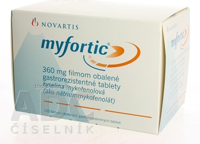 Myfortic 360 mg tbl ent 1x120 ks