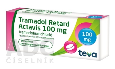 Tramadol Retard Actavis 100 mg tablety 30 ks