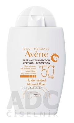 AVENE FLUIDE MINÉRAL SPF50+ minerálny fluid (veľmi vysoká ochrana) 1x40 ml