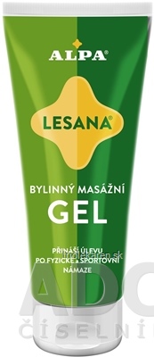 ALPA GÉL LESANA bylinný masážny 1x100 ml