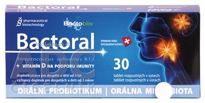 favea Bactoral+vitamín D tablety 30 ks