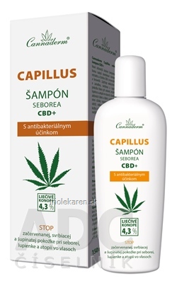 Cannaderm CAPILLUS šampón seborea CBD+ 150 ml