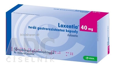 Loxentia 40 mg tvrdé gastrorezistentné kapsuly 56 ks