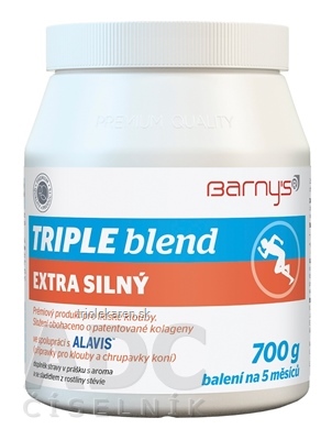 BARNY'S TRIPLE blend EXTRA SILNÝ prášok 700 g