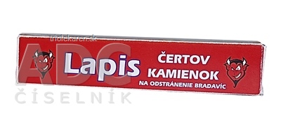 LAPIS Tyčinka na odstránenie bradavíc čertov kamienok 1x10 g