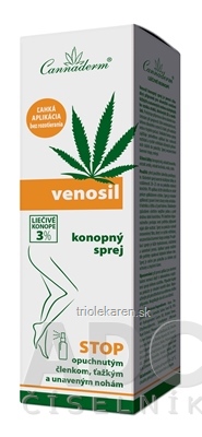 Cannaderm VENOSIL konopný sprej 1x150 ml