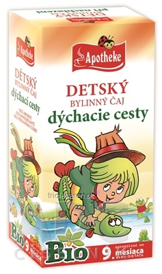 APOTHEKE BIO DETSKÝ BYLINNÝ ČAJ DÝCHACIE CESTY vrecúška 20 x 1,5 g