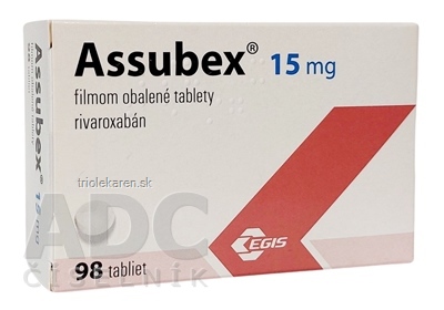 Assubex 15 mg tablety 98 ks