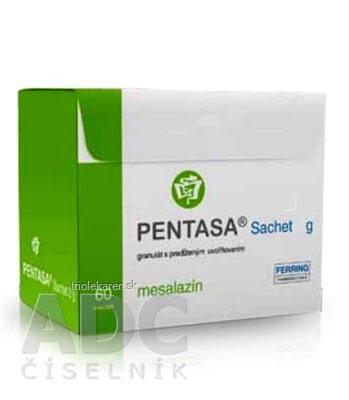 PENTASA Sachet 4 g Granulát s predĺženým uvoľňovaním 30 vrecúšok