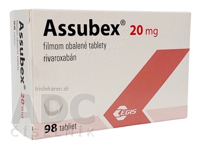 Assubex 20 mg tbl flm (blis.Al/PVC/PE/PVDC) 1x98 ks