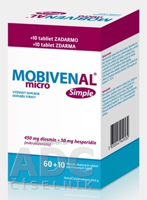 MOBIVENAL micro Simple tbl flm 60+10 zadarmo (70 ks)