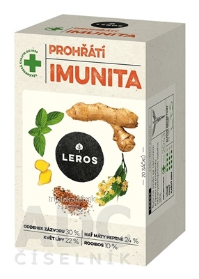 LEROS IMUNITA PREHRIATIE nálevové vrecká (inov. 2021) 20x2 g (40 g)