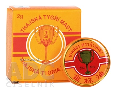 Thajská tigria masť GOLDEN CUP BALM 2 g