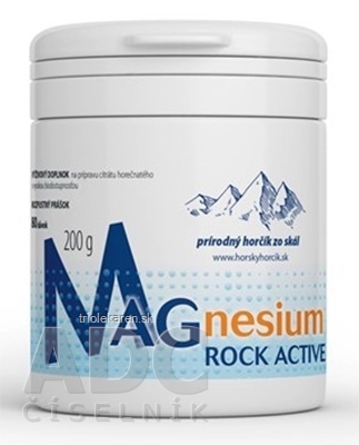 MAGnesium ROCK ACTIVE rozpustný prášok 200 g