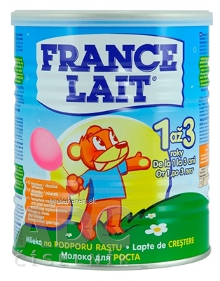 FRANCE LAIT 3 mliečna výživa 1-3 roky 400 g