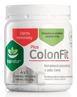 topnatur ColonFit PLUS enzýmy 4v1 cps 1x180 ks