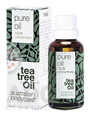 ABC AUSTRALIAN BODYCARE TEA TREE OIL originál 100% austrálsky čajovníkový olej 1x30 ml