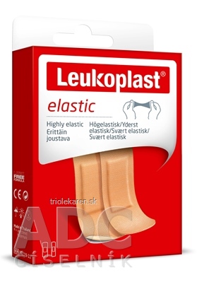 LEUKOPLAST ELASTIC náplasť na rany, 2 veľkosti (inov.2020/2021) 1x20 ks