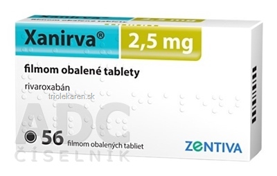 Xanirva 2,5 mg tablety 56 ks