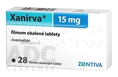 Xanirva 15 mg tablety 28 ks