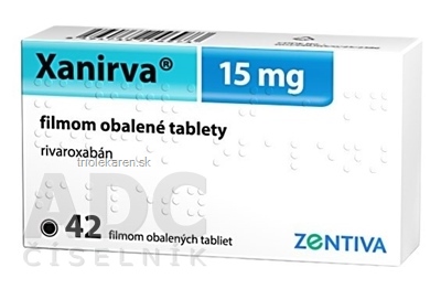 Xanirva 15 mg tablety 42 ks