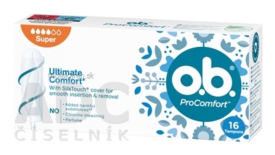 o.b. ProComfort Super hygienické tampóny 1x16 ks