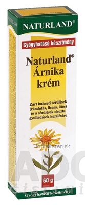 NATURLAND KRÉM S OBSAHOM ARNIKY 60 g