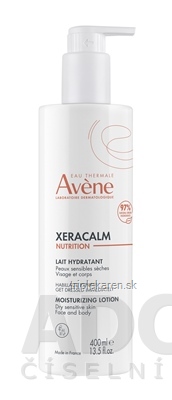 AVENE XERACALM NUTRITION Hydratačné mlieko pre veľmi suchú citlivú pokožku 400 ml