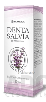 BIOMEDICA DENTA SALVIA concentrate šalviová ústna voda 1x50 ml