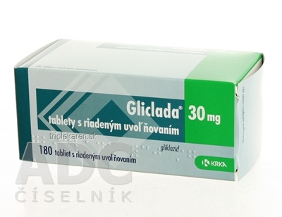 Gliclada 30 mg tablety 180 ks