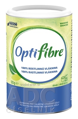 OptiFibre vláknina v prášku 1x125 g