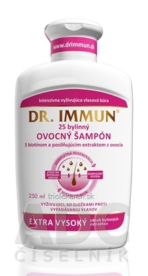 DR. IMMUN Ovocný šampón 25 bylinný, 1x250 ml