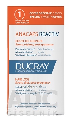 DUCRAY ANACAPS REACTIV kapsuly 90 ks